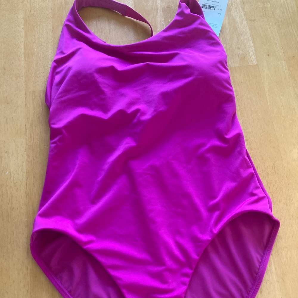 Athleta Fuchsia One-Piece Swimsuit
